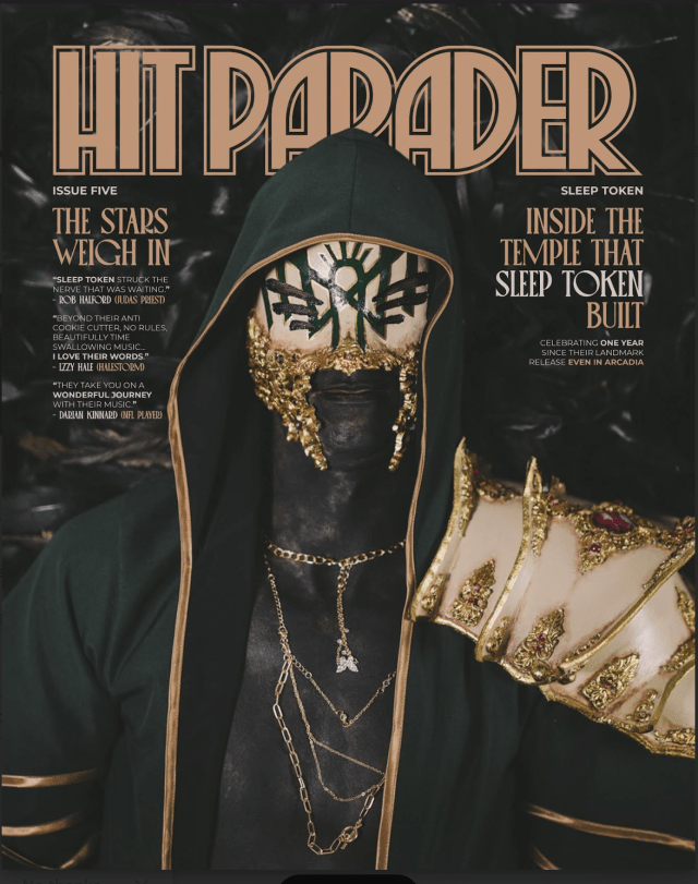 Sleep Token Hit Parader Magazine Issue Release Party